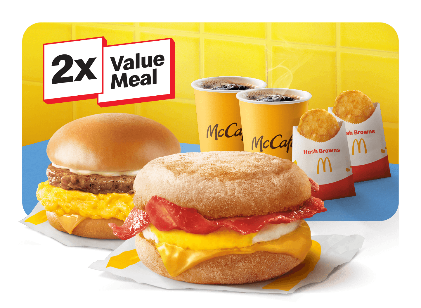 2xVM: Chic Bacon Egg McMuffin Meal + SEB Meal