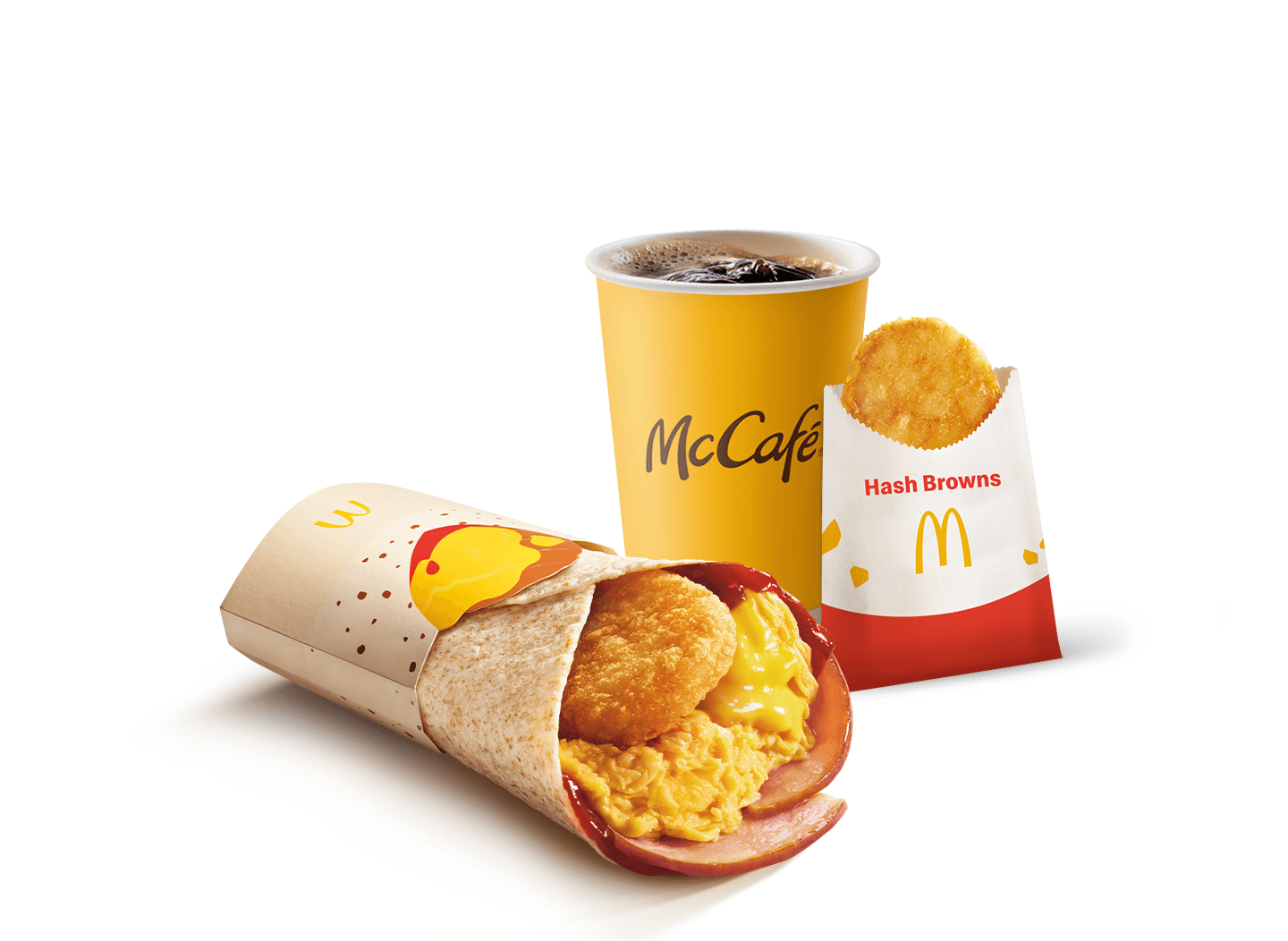 Breakfast Wrap Chicken Ham Meal