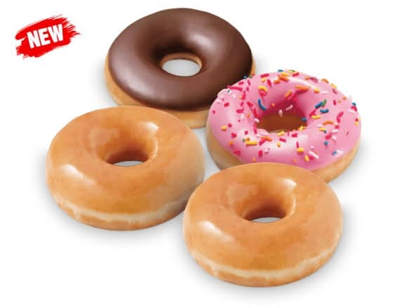 Krispy Kreme 4pc Classic Assorted
