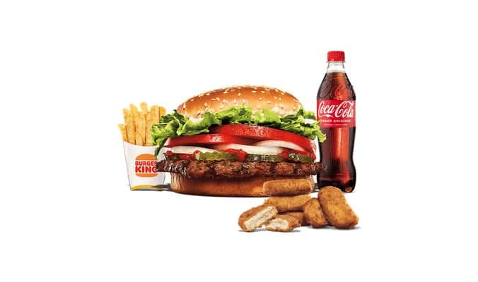 Menú Whopper® + 5 Nuggets