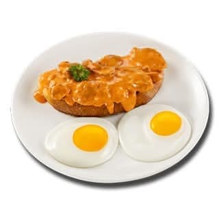Creamy Chicken Livers & Eggs