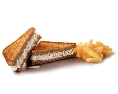 Toasted Chicken and Mayo Sandwich