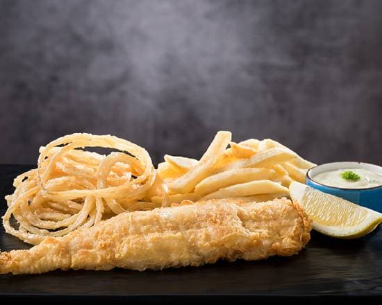 Hake & Chips - Half