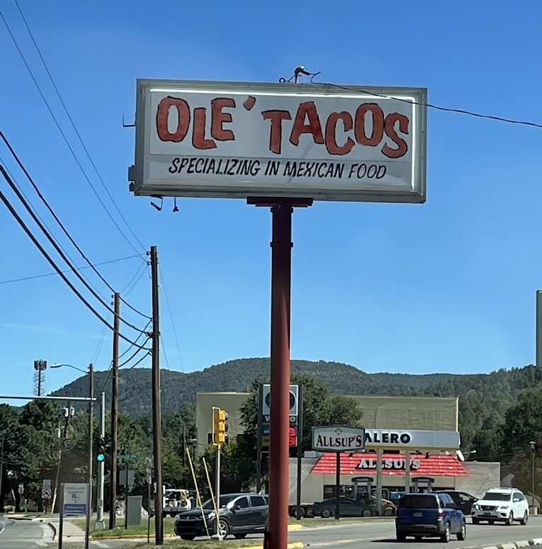 ole taco menu