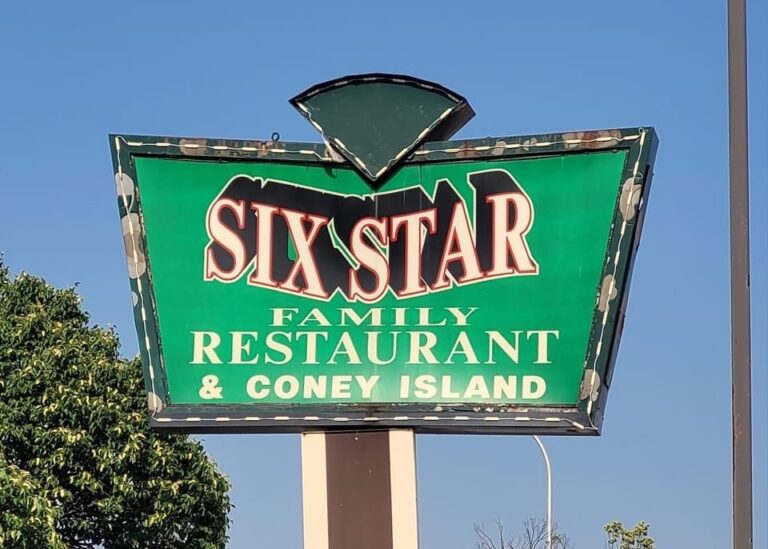 six star menu